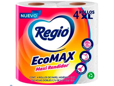 PAPEL HIG REGIO ECOMAX 250HD 4 PZA