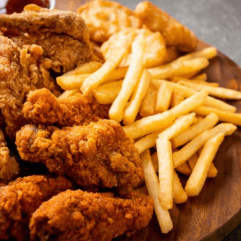 Menú Chicharrón Broaster con Papas *