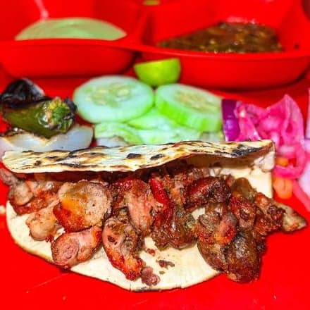 Taco Dorado De Tripa