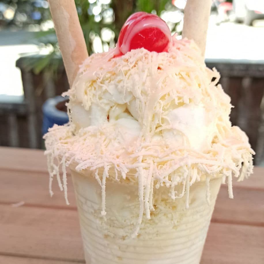 Vaso de Helado con Queso