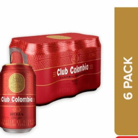 Club colombia roja lata Sixpack 330 ml