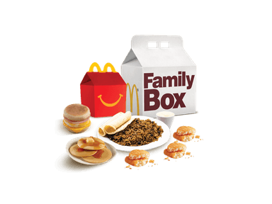 Family Box 3 adultos sin bebidas y 1 niño
