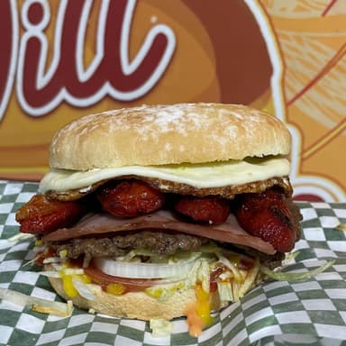 Hamburguesa de Carne y Chorizo