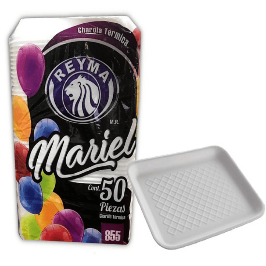 CHAROLA REYMA 50PZAS #855 IDEAL PARA TUS FIESTAS