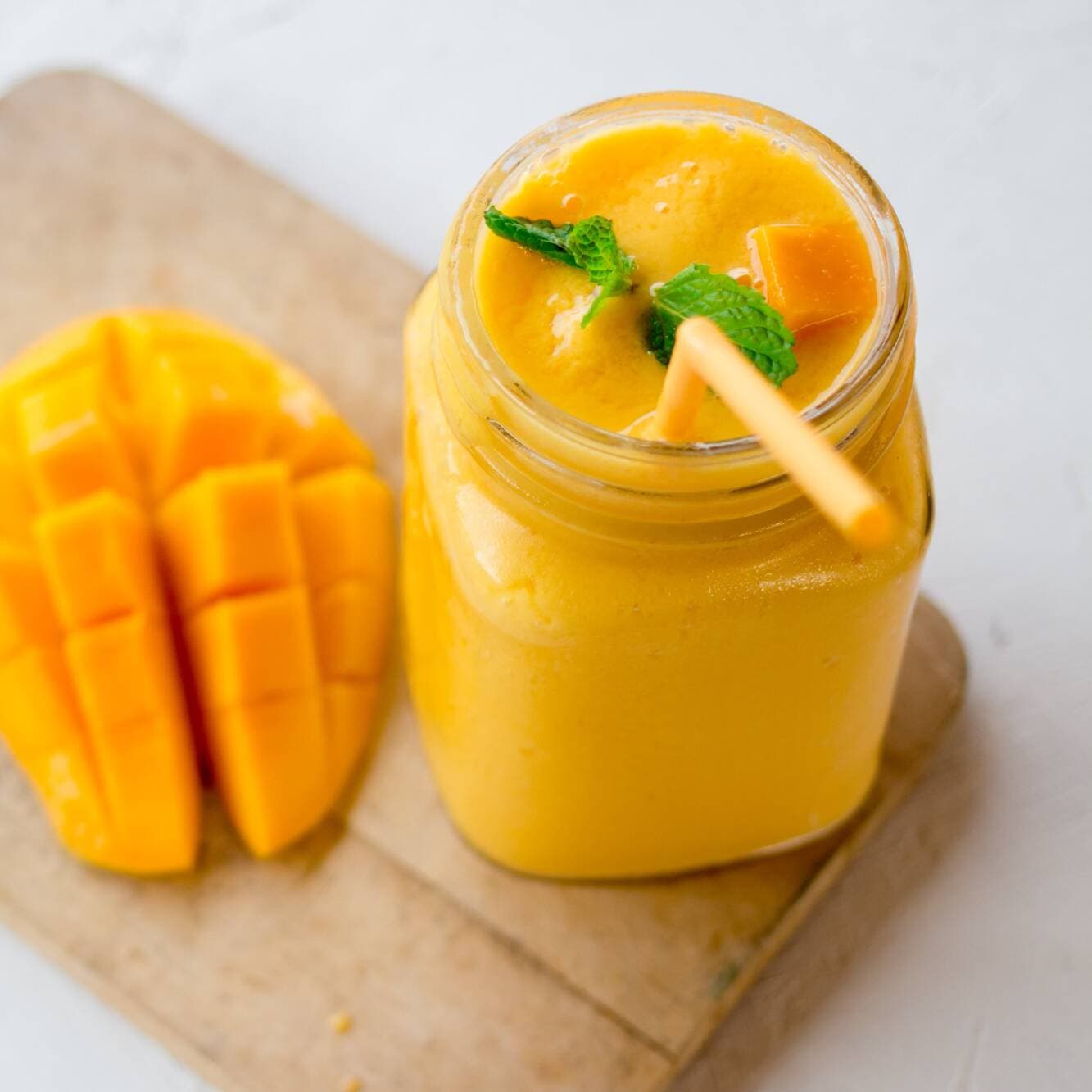 Smoothie De Leche Mango 16 oz