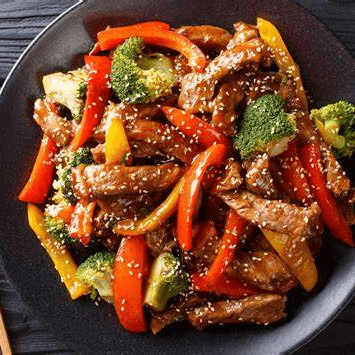 carne teriyaki japones