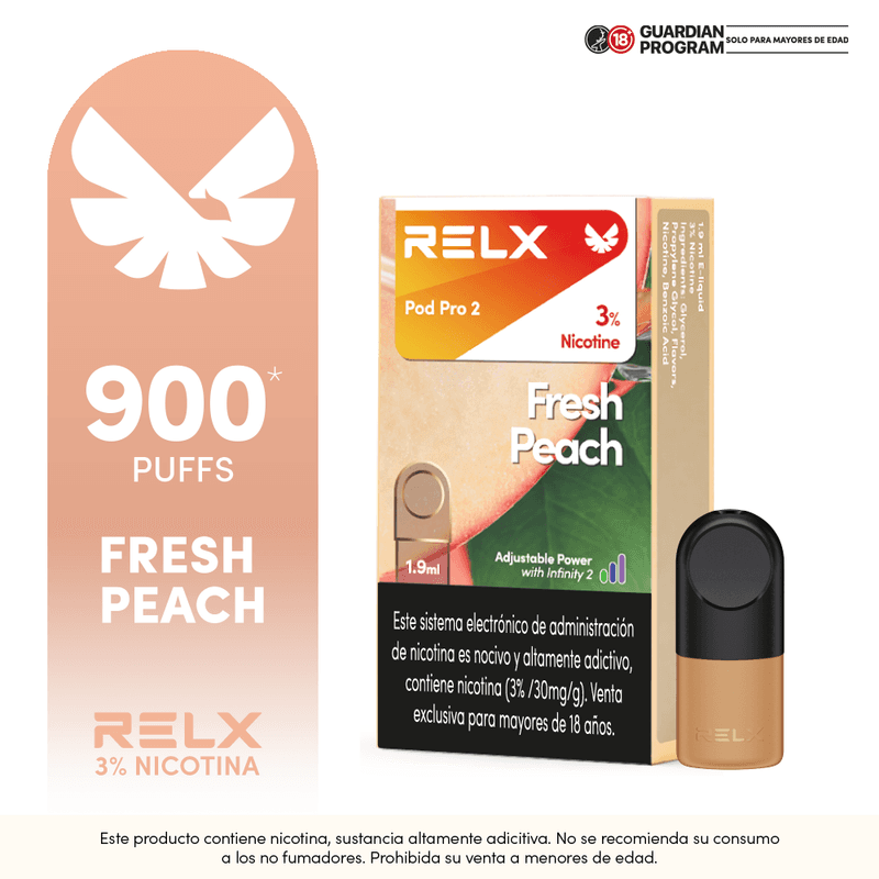 Relx Pod Fresh Peach 3%