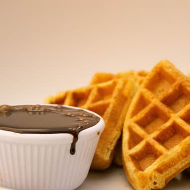 Waffle con Hersheys