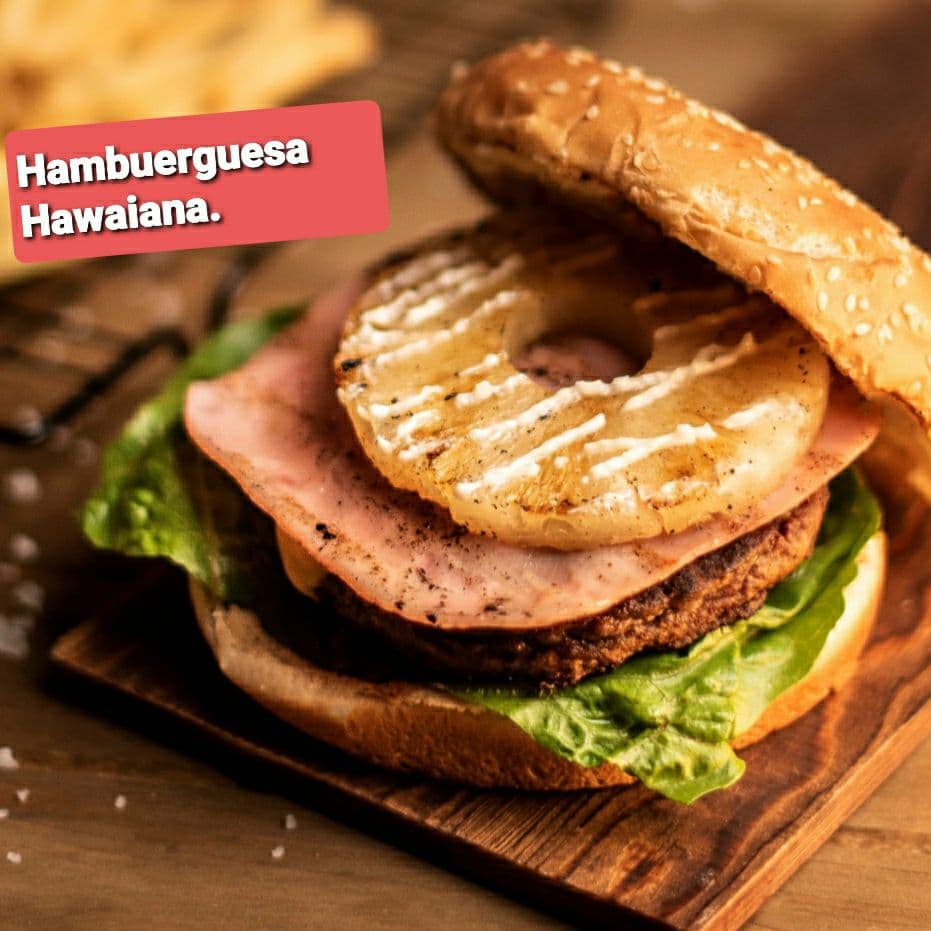 Hamburguesa hawaiana