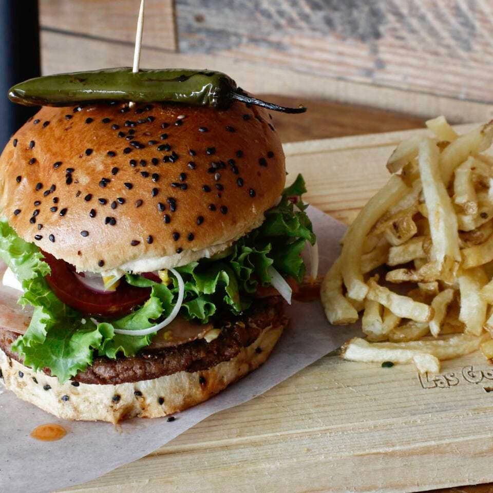 Hamburguesa de Arrachera