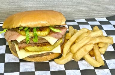 Hamburguesa Hawaiana doble