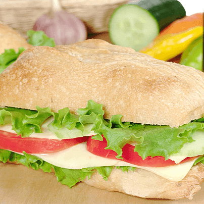Baguette Jamon Pechuga de Pavo