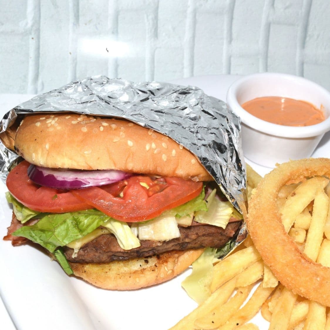 Combo-Arrachera Hamburgesa