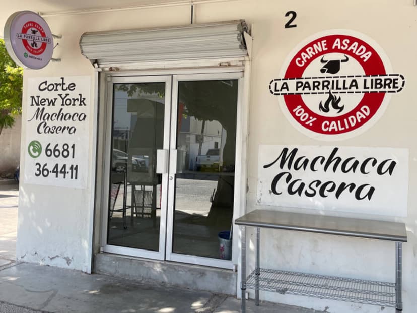 Carne asada ,La Parrilla Libre