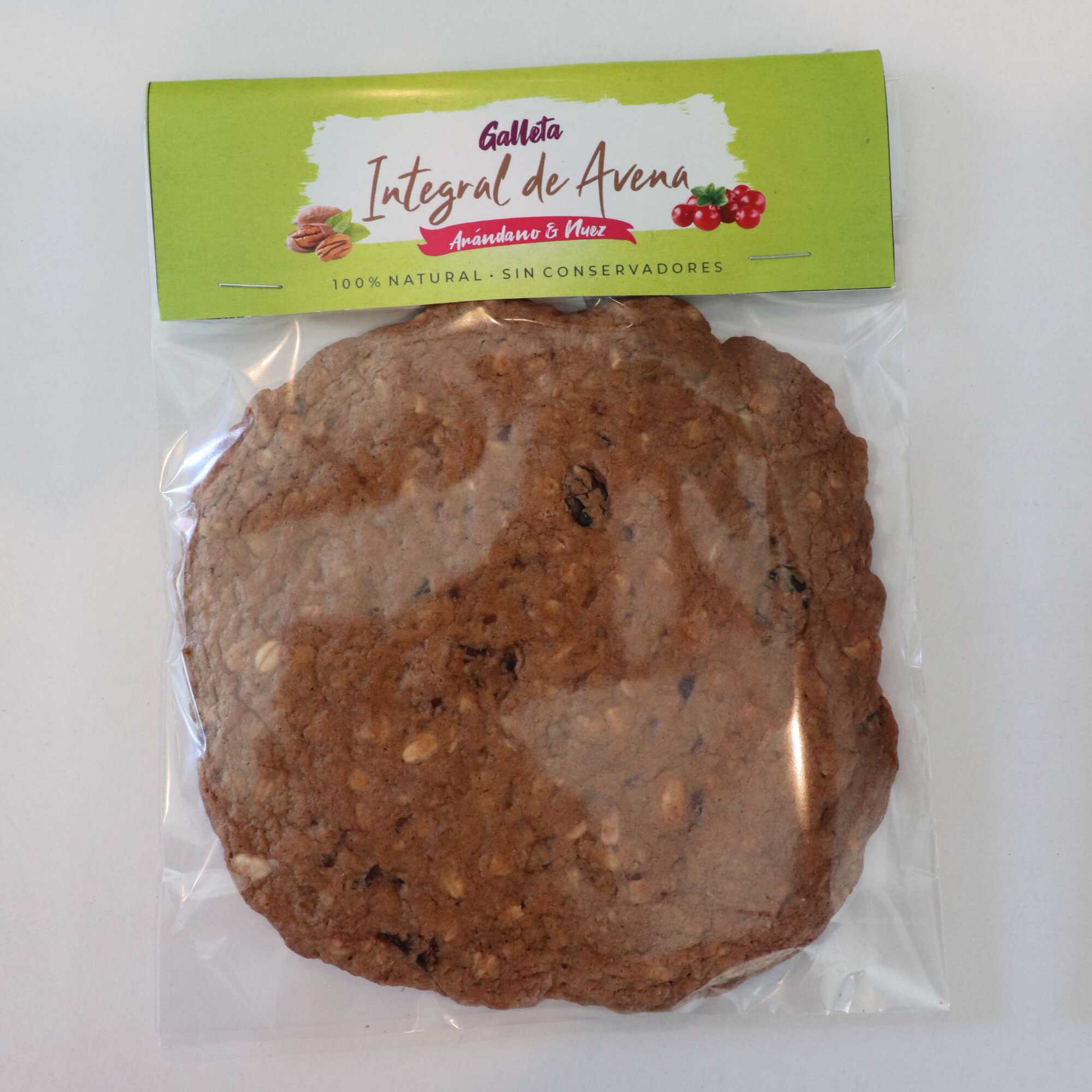 Galleta de Avena Arándano y Nuez