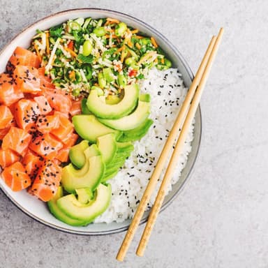 Poke de salmon