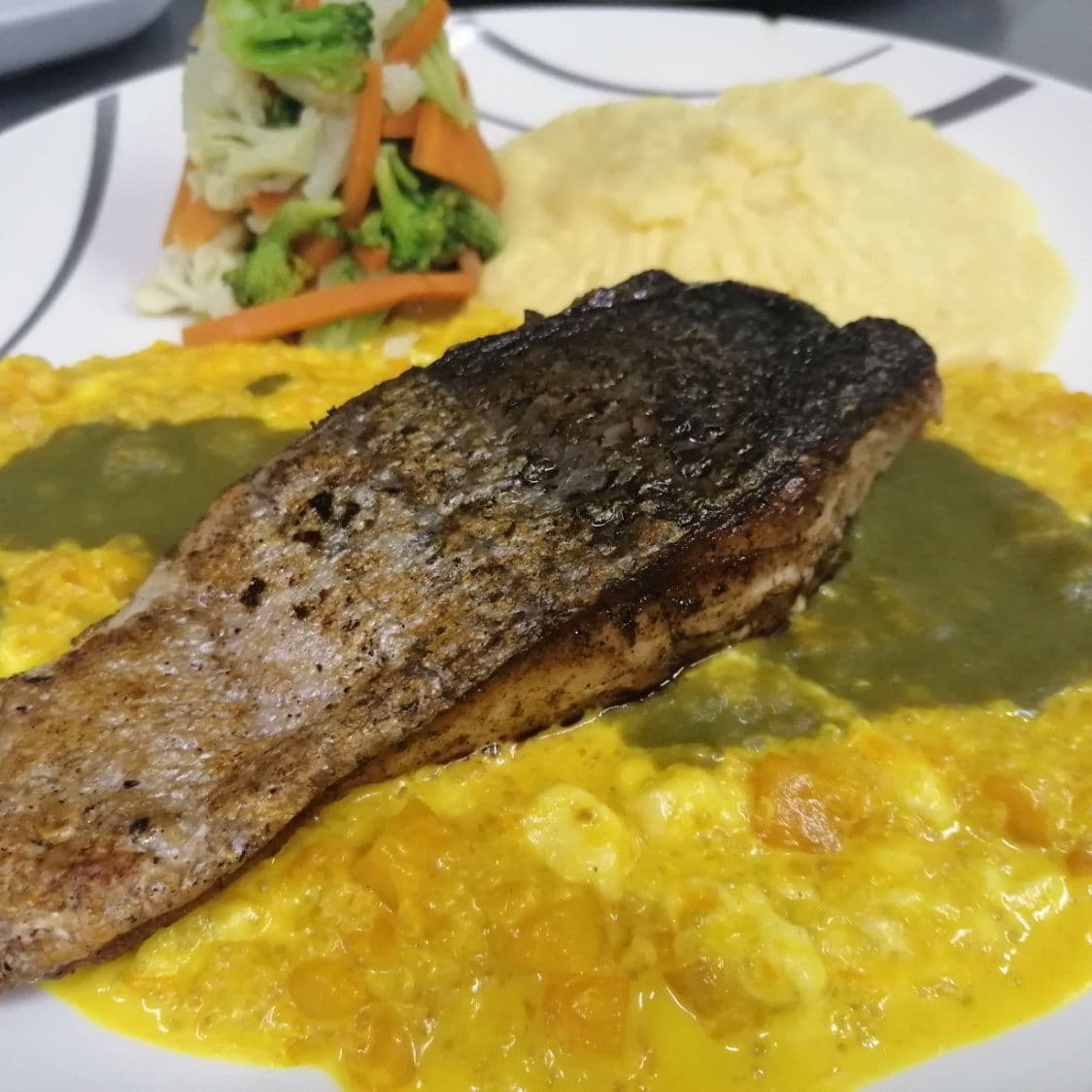 Salmón en Locro de Quinua