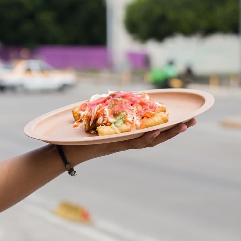 Taco Dorado de Pollo