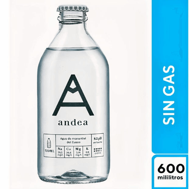 Agua Andea sin Gas Plástico 660 ml