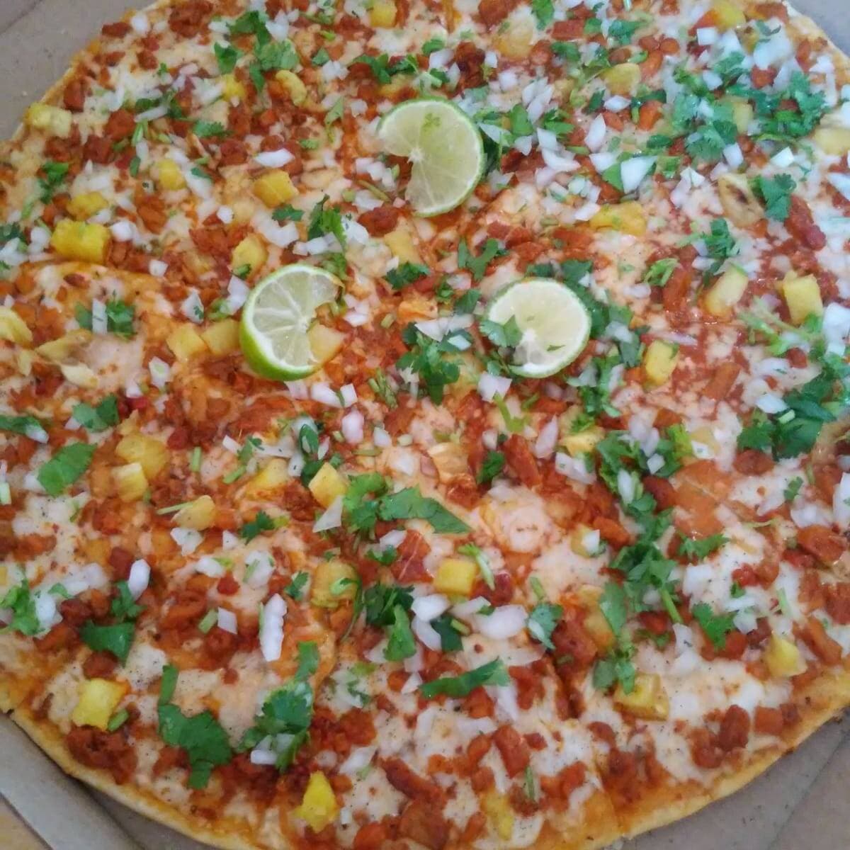 PIZZA AL PASTOR MEDIANA (8 REBANADAS)