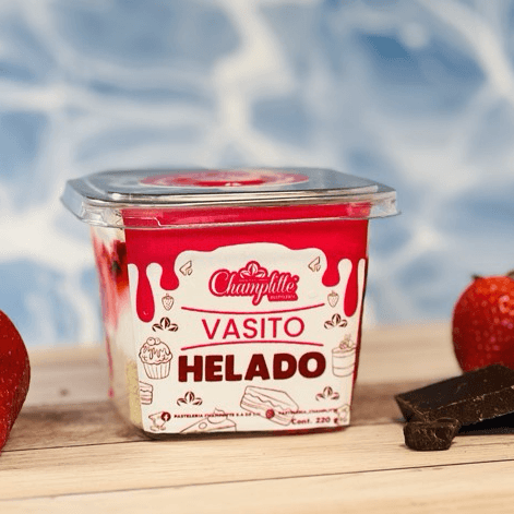 Vasito Helado Chocofresa