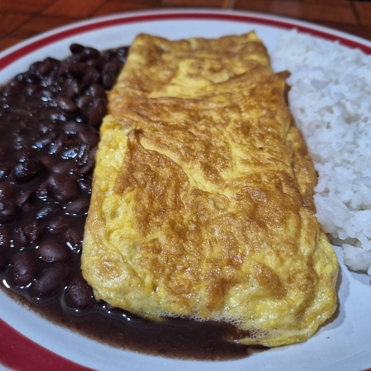 Omelette con Jamón y Queso
