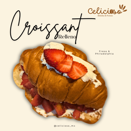 Croissant Fresa y Philadelphia