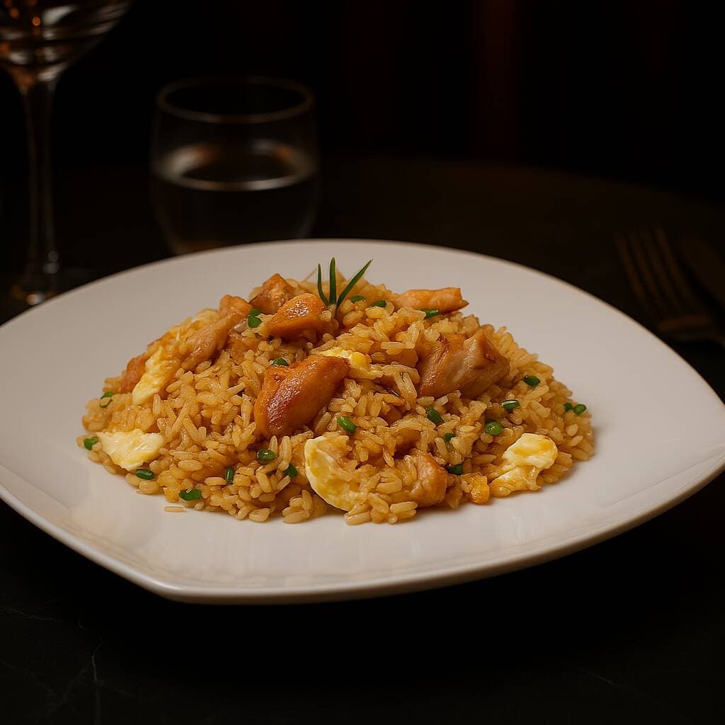Arroz Chaufa de Pollo más PEPSI