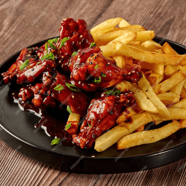 Alitas 5 Piezas BBQ