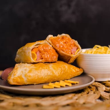 Salchicha, jamón y queso