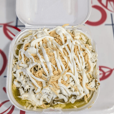 Chilaquiles verdes  chicos