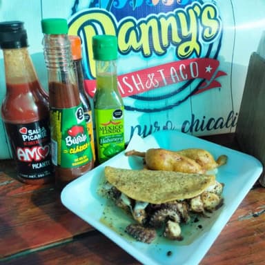 Taco Pulpo Tortilla Grande Recien Hecha