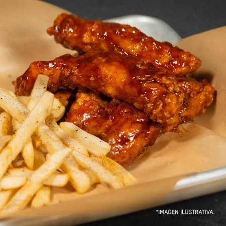 TIRAS CRISPY BBQ 3 pzs
