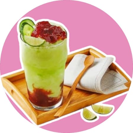 Chamoyada de Pepino con Limón Grande
