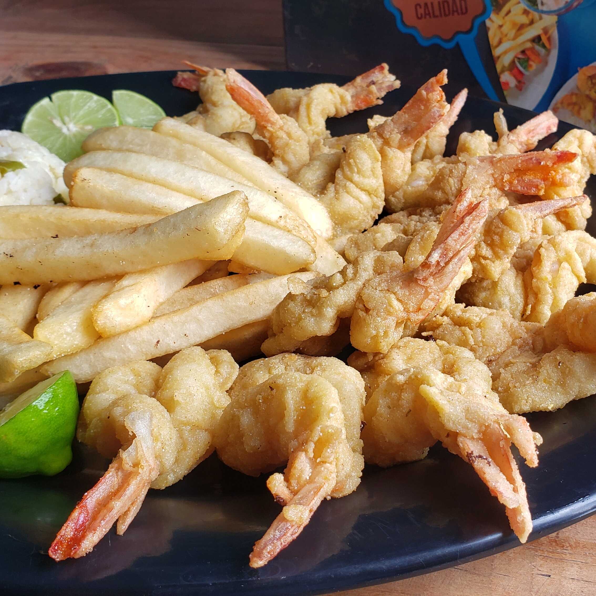 Charola de Camarones