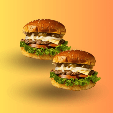 2 Hamburguesas Sencillas