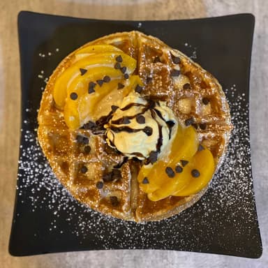 Waffle Durazno