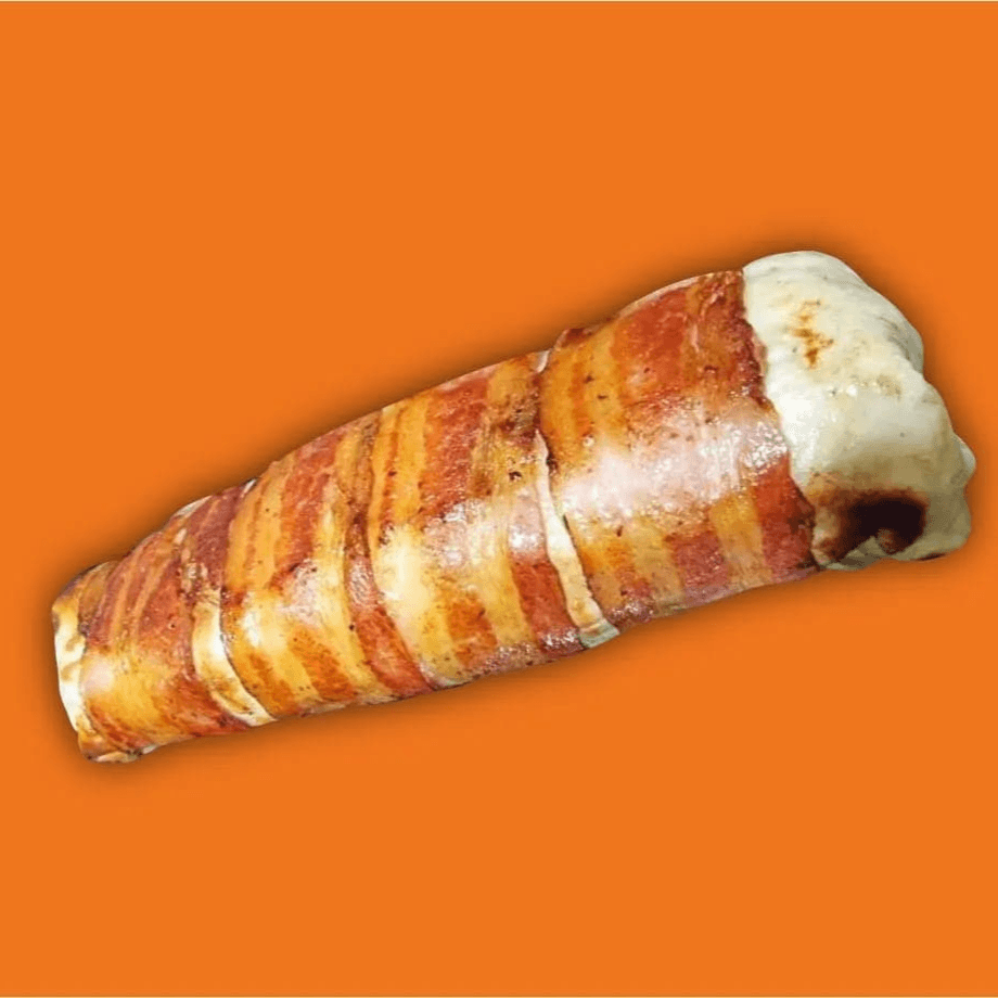Burrito Percheron Envuelto con Tocino