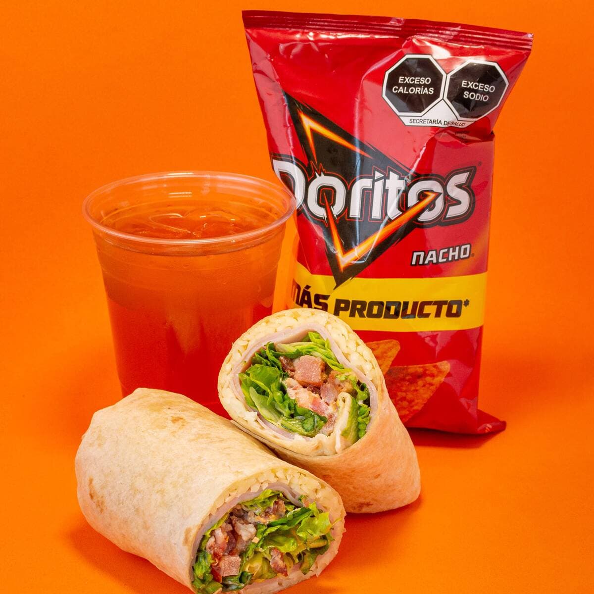 Combo Wrap Yanki + Te de la casa + Papitas