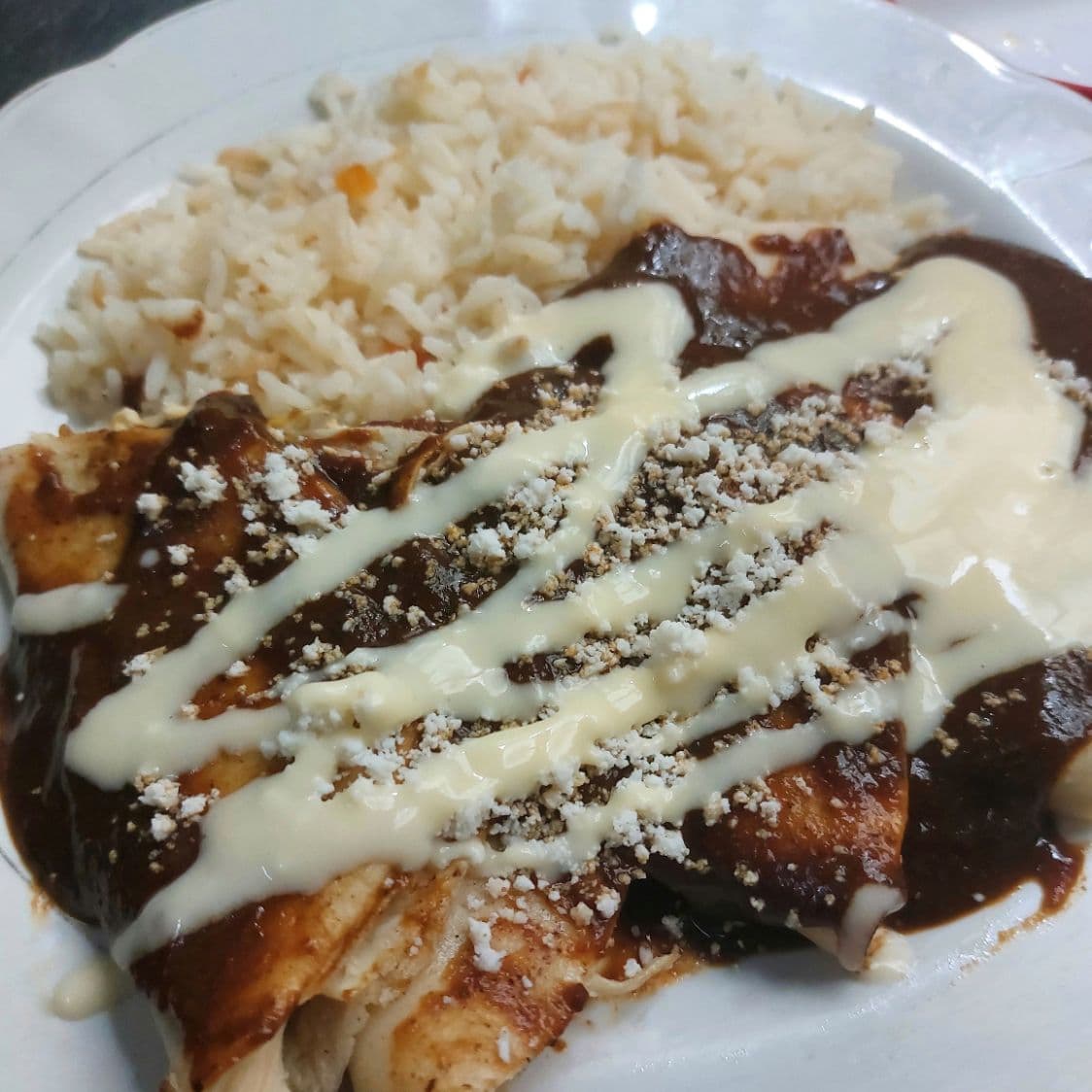 Enchiladas de Mole
