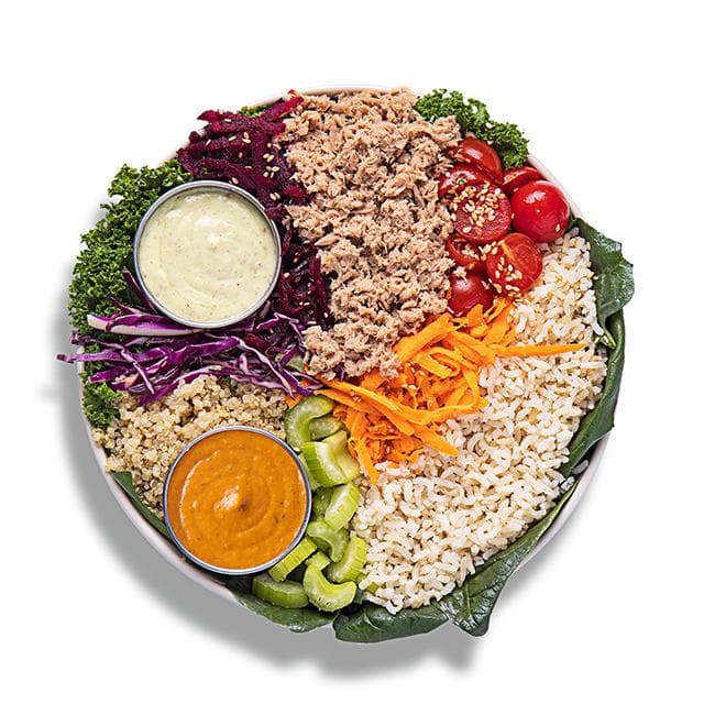 Ensalada Asian Tuna Rice