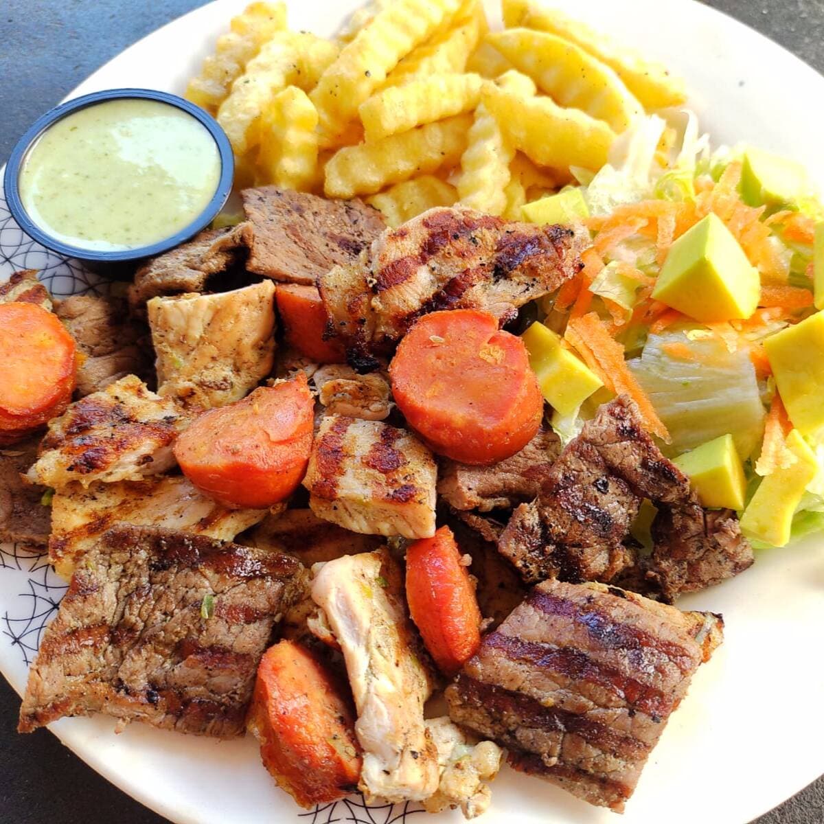 Parrillada + Sopa + Gaseosa