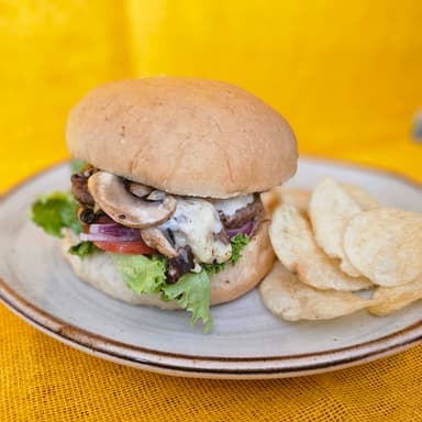 HAMBURGUESA CHAMPIÑON