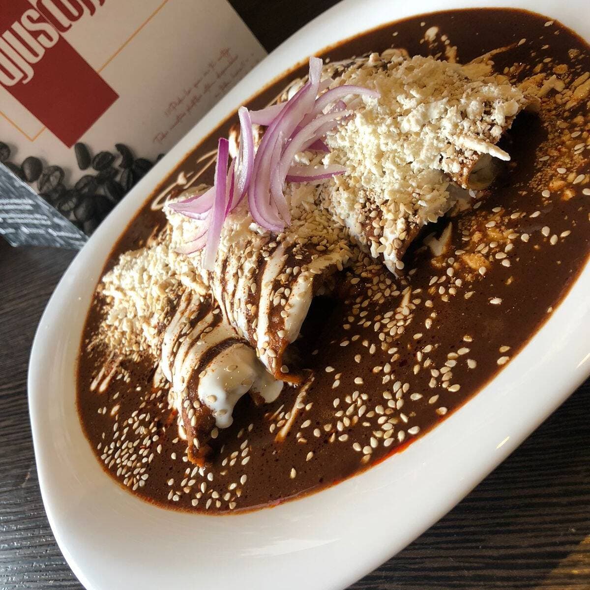 Enchiladas de Mole