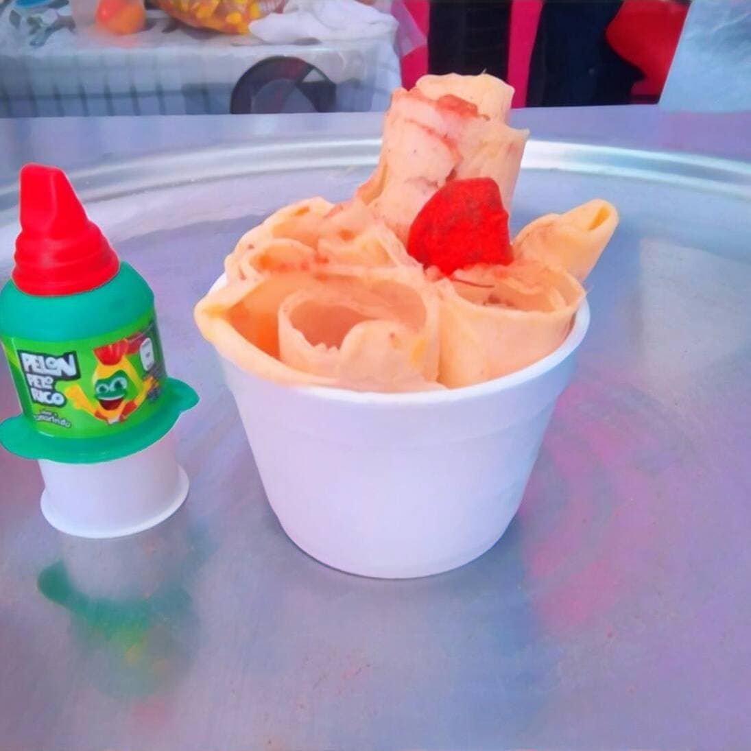 Helado de Pelón Pelo Rico con Fruta