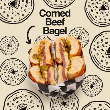 Corned Beef Bagel