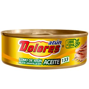 ATUN DOLORES LOMO EN ACEITE 133 G
