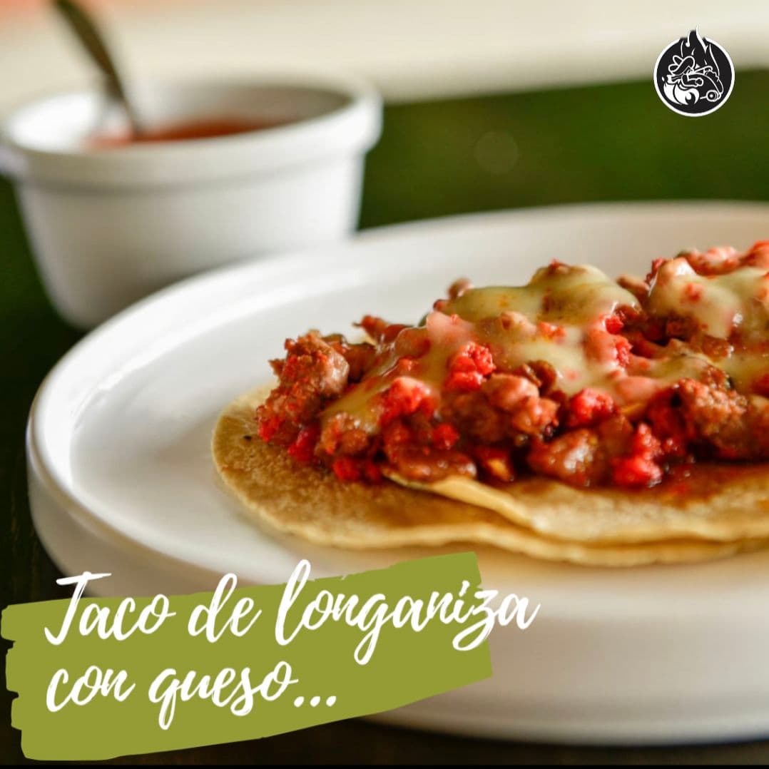 Taco Longaniza con Queso (Maíz)