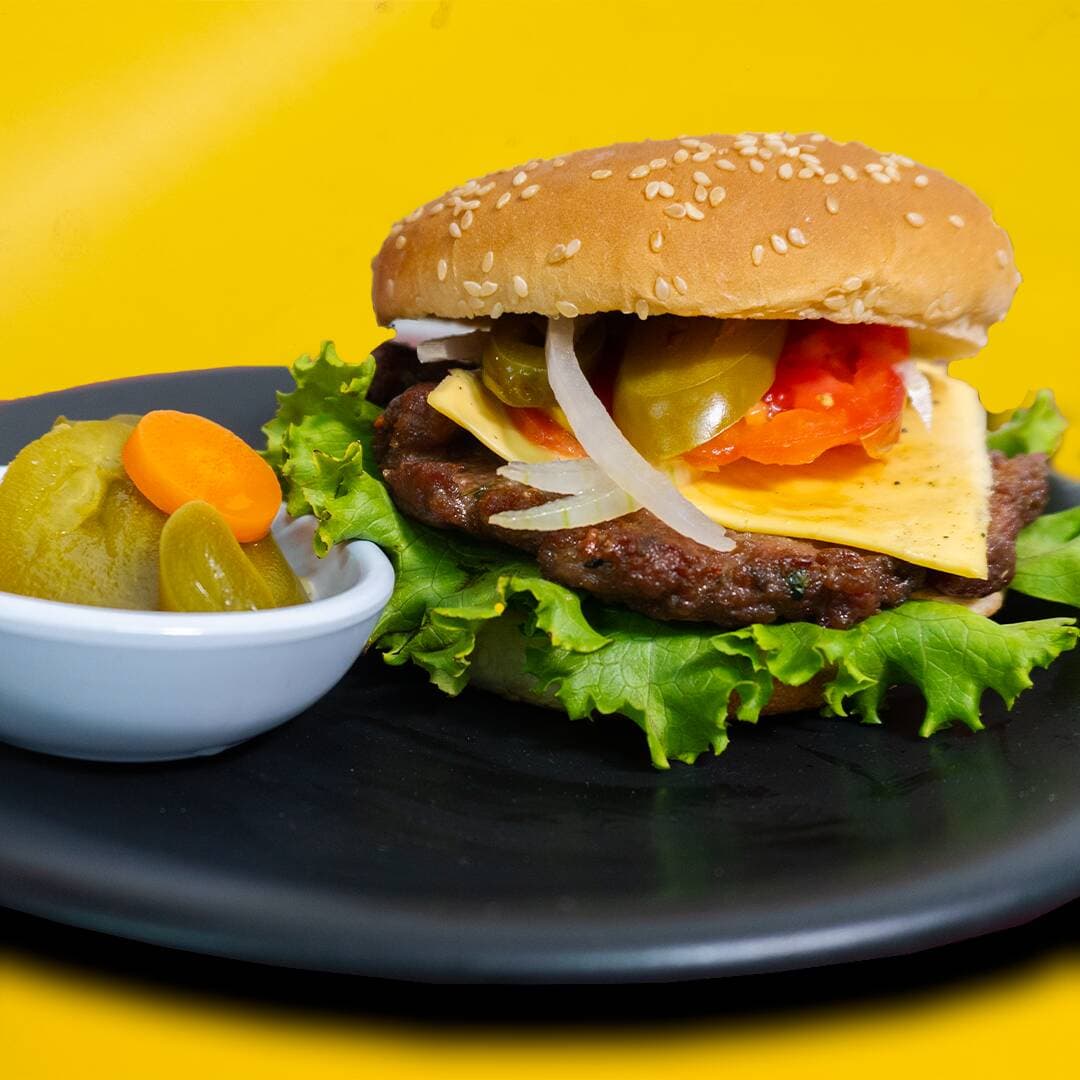 Hamburguesa Sencilla + Papas