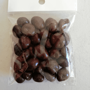 Pasas cubiertas de Chocolate